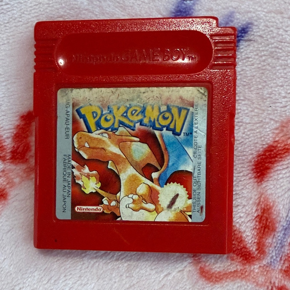 Nintendo game boy Pokémon red
